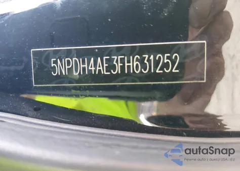 2015 Hyundai Elantra Se z USA, uszkodzony, nr VIN 5NPDH4AE3FH631252